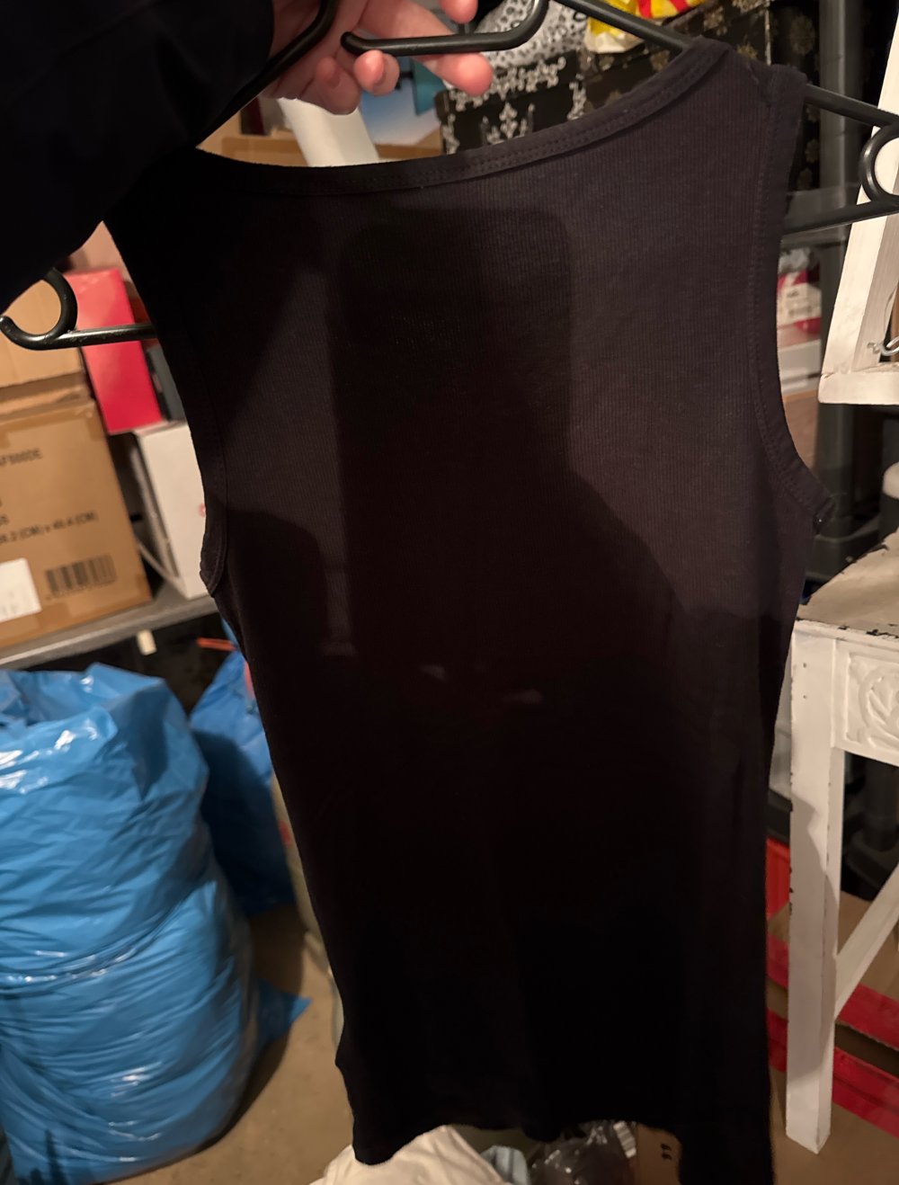 schönes schwarzes top S