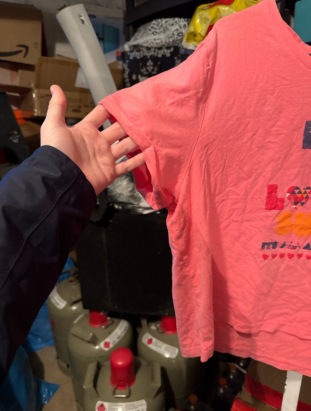 schönes lockeres kurzes Sommer tshirt