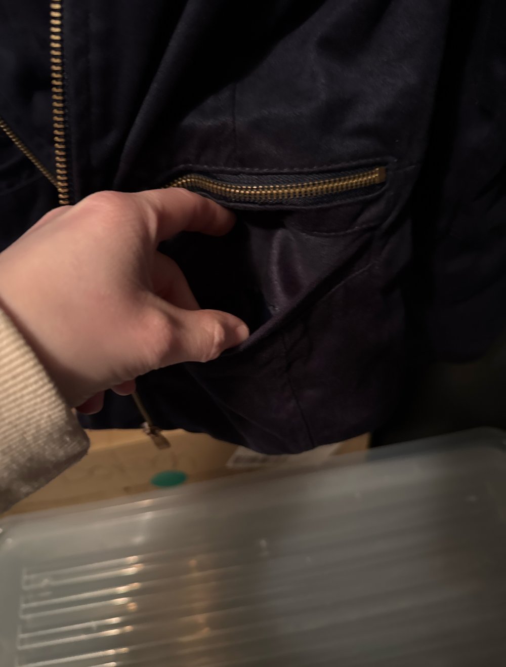 schöne Stoff Jacke