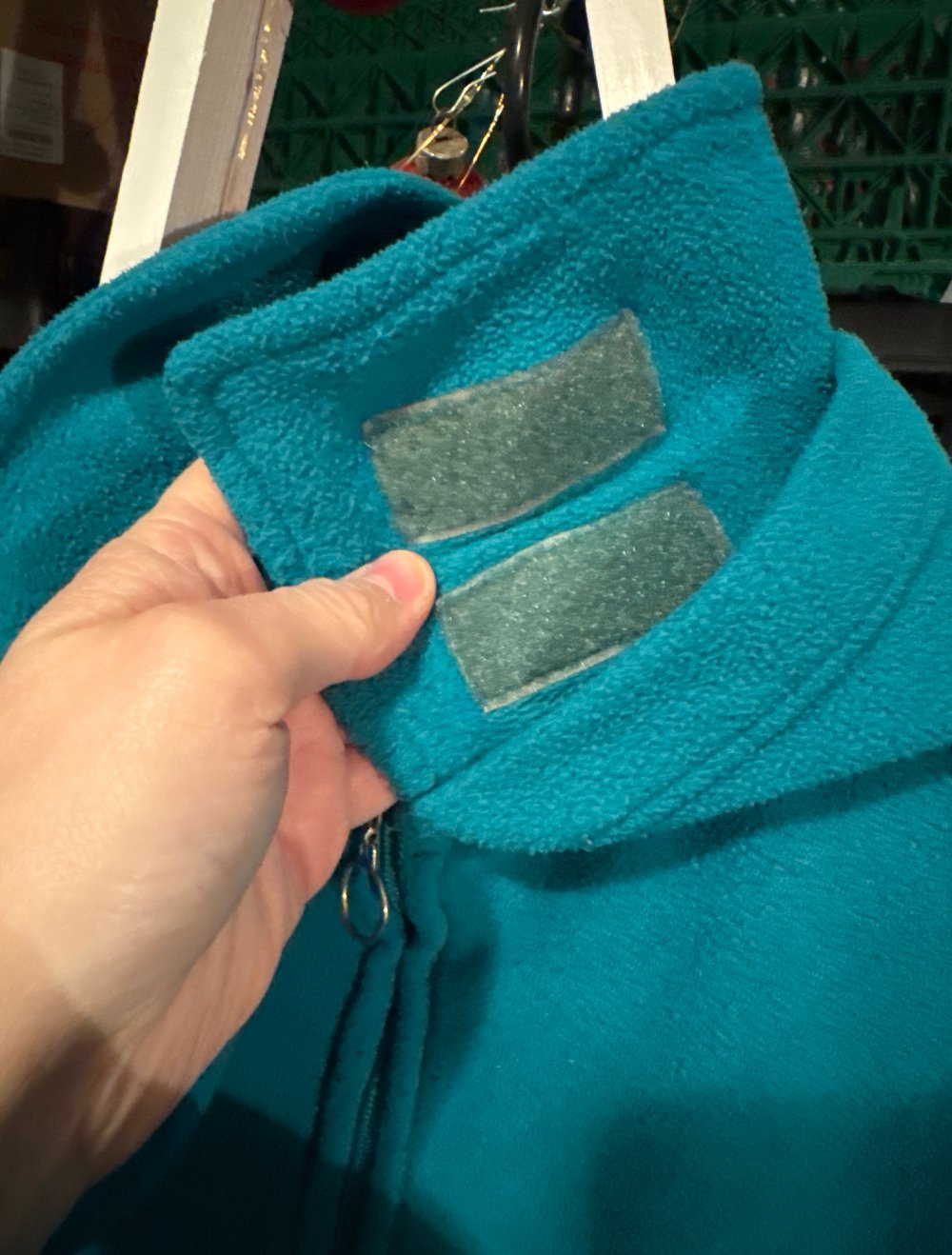 schöne türkise Nicci Plüsch Jacke S