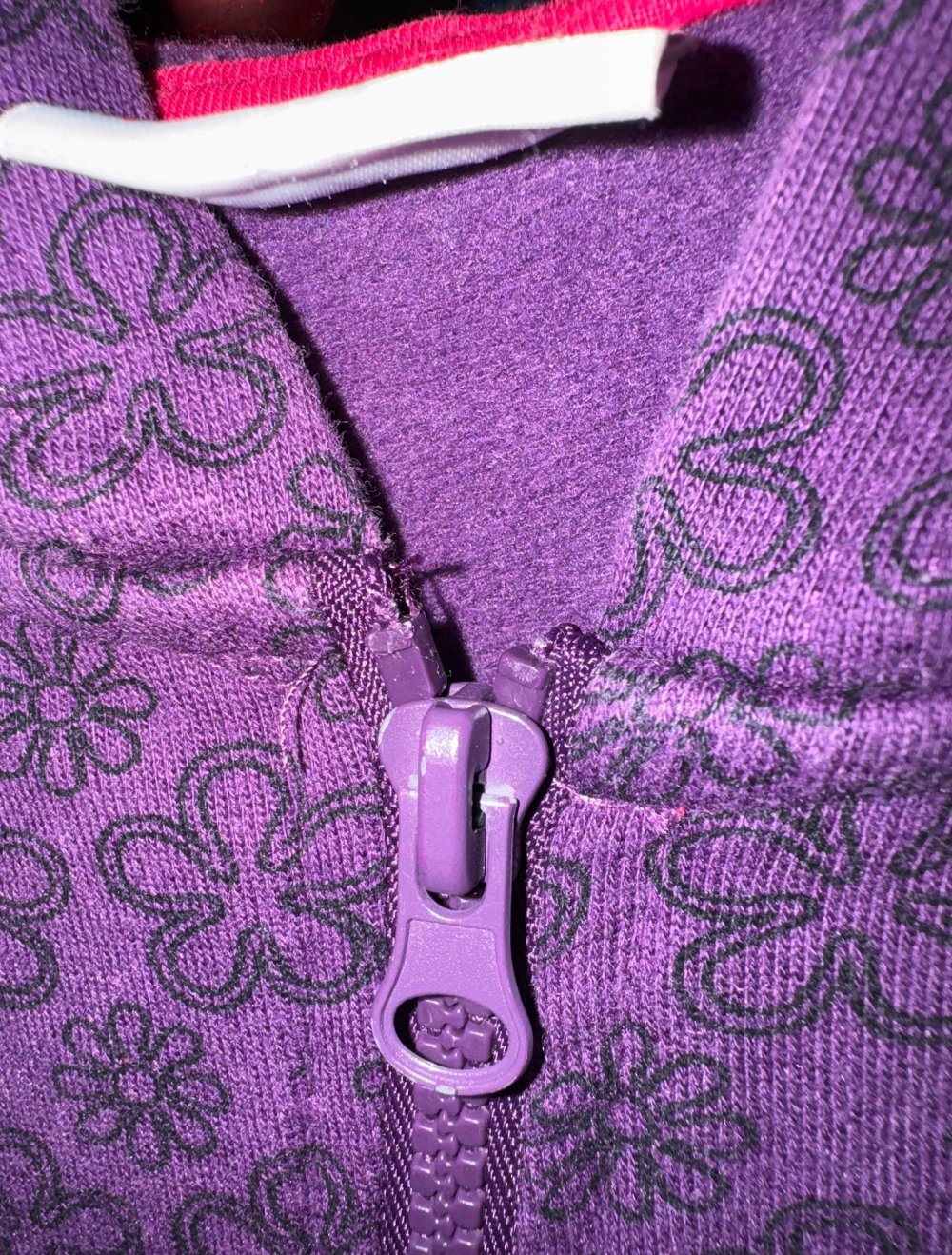 lila Sweatshirt Jacke 176