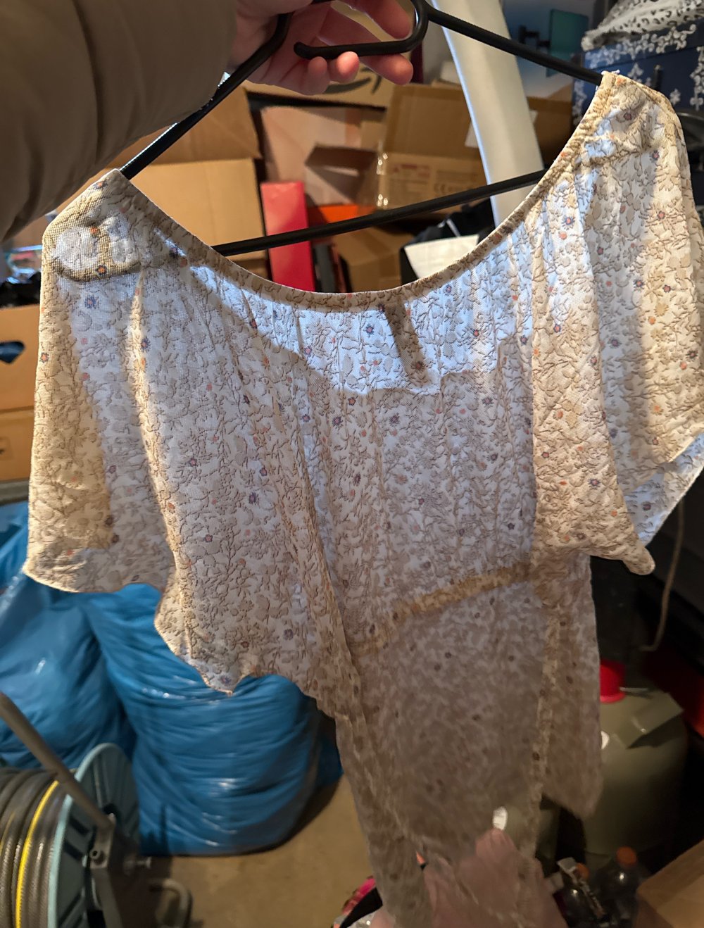 sehr süße Blümchen Bluse M