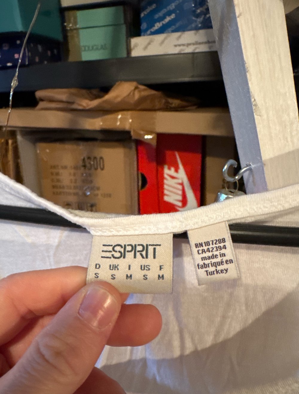 weißes Esprit Top S