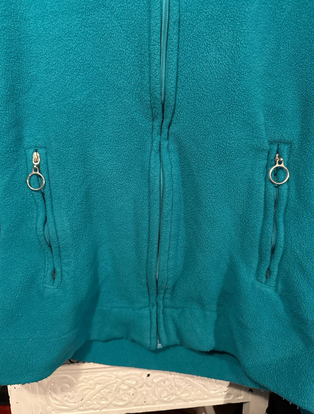 schöne türkise Nicci Plüsch Jacke S