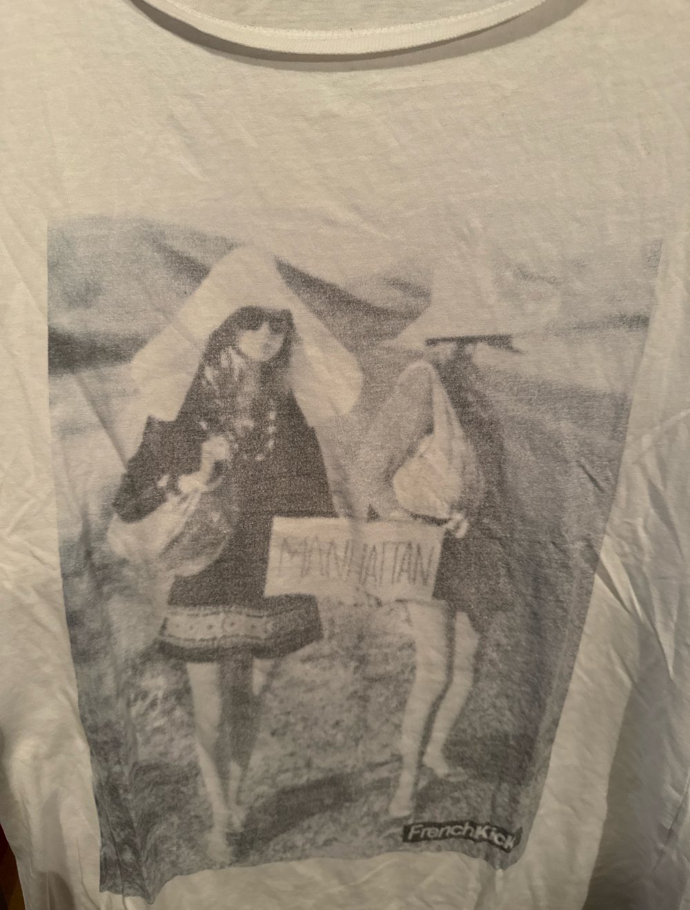 schönes weises FrenchKick tshirt M