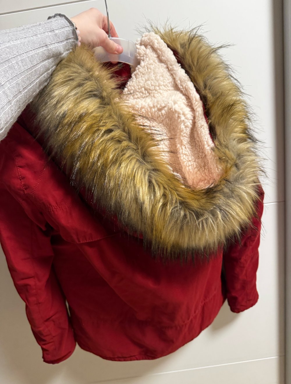 Schöne rote Jacke Größe M