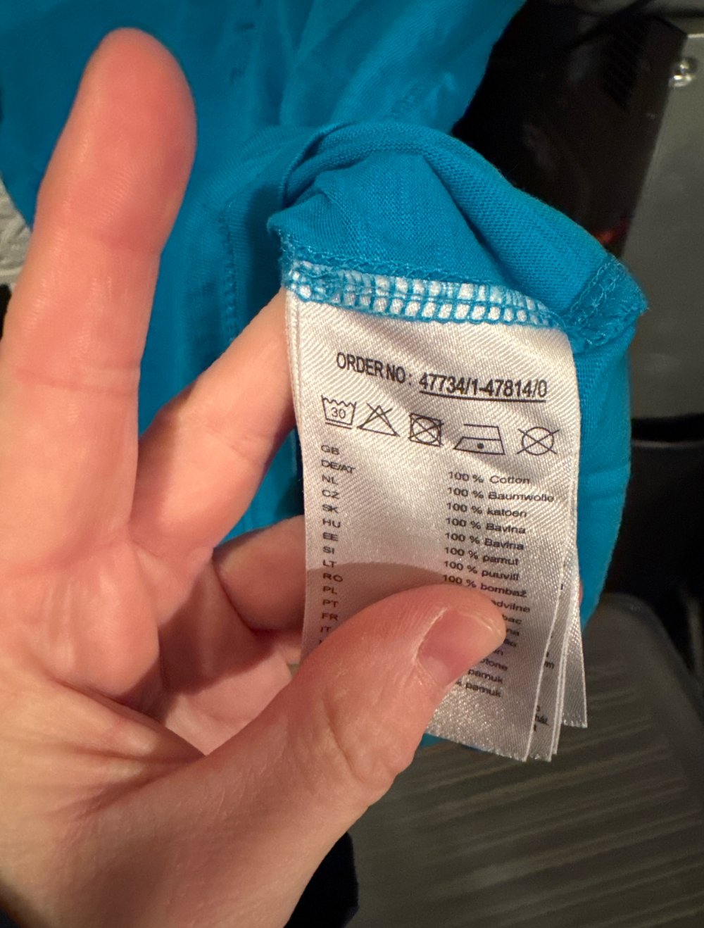 Schönes Basic Türkises tshirt