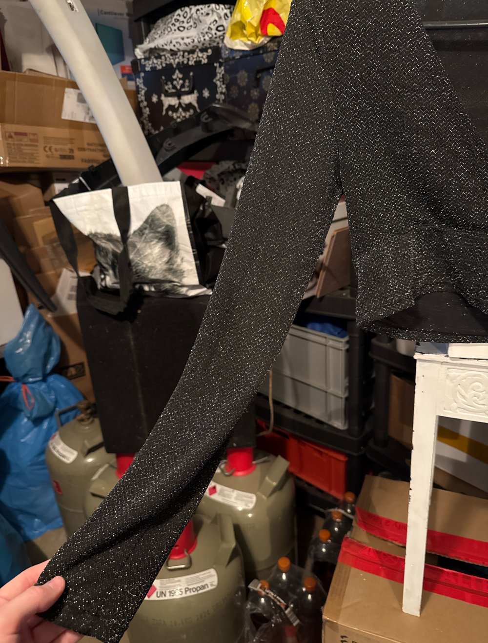 sehr schönes bauchfreies Glitzer Oberteil