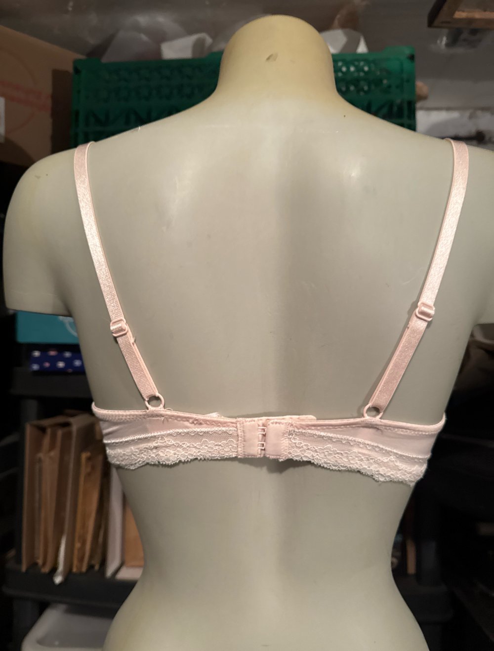 rosa bh Set mit spitze