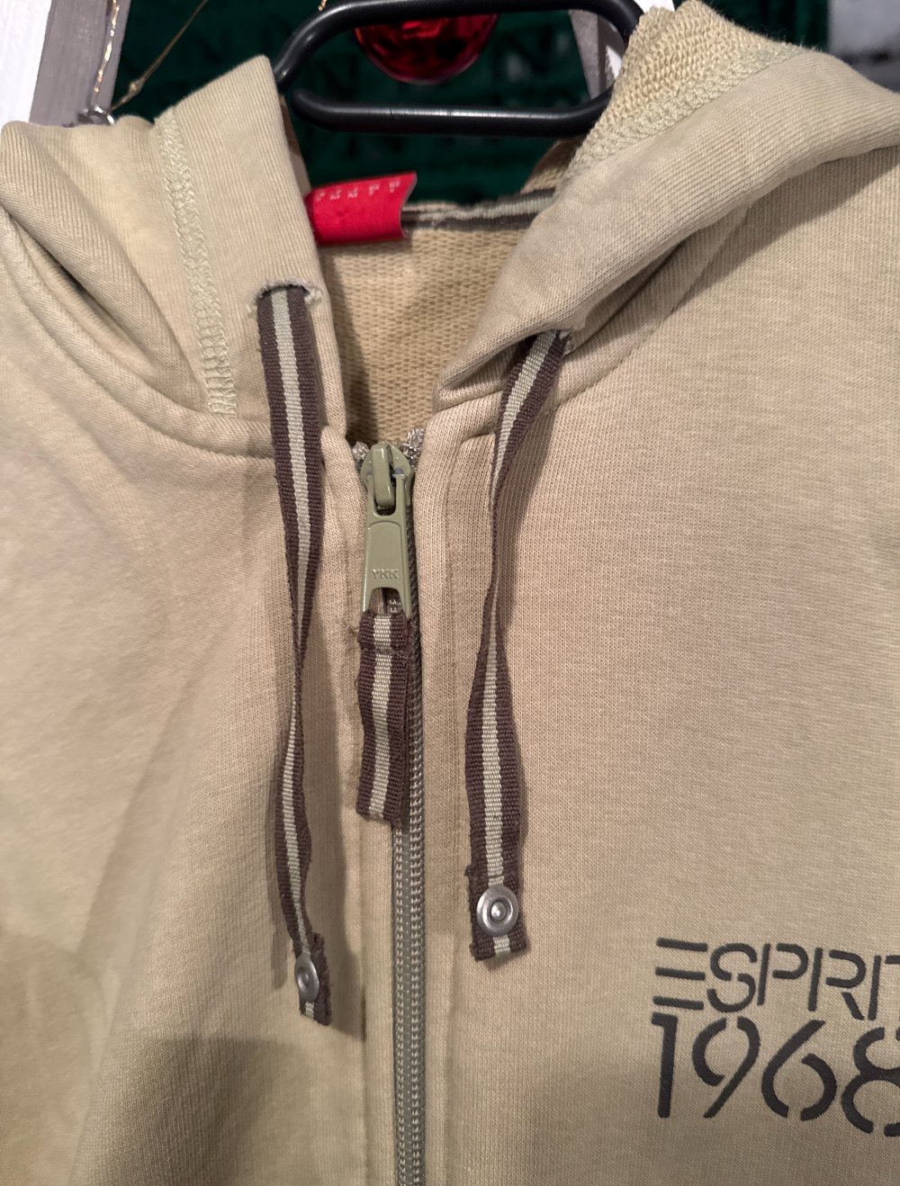 apfelgrüne Esprit Sweatshirt Jacke S