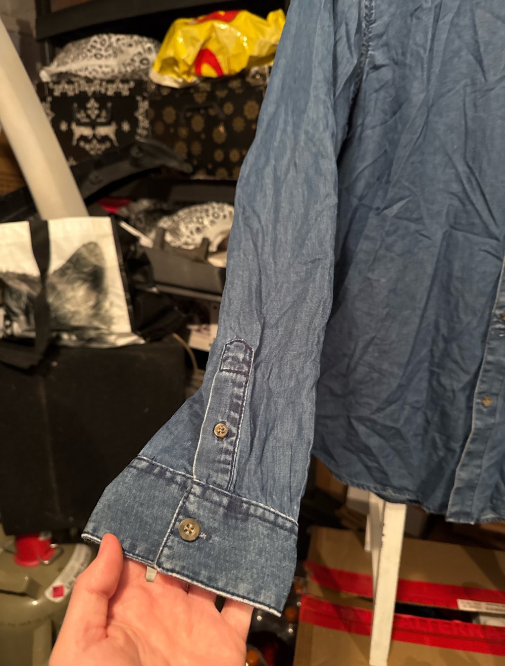 Schönes blaue Herren Hemd XXL