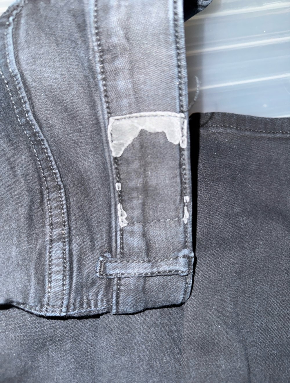 Schwarze enge Jeans Alex