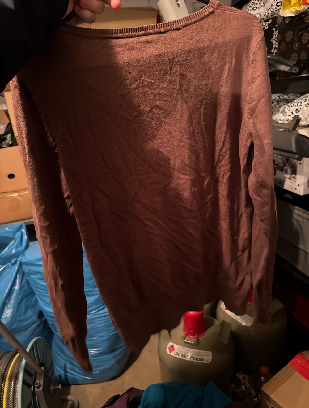 schöner brauner Cardigan M