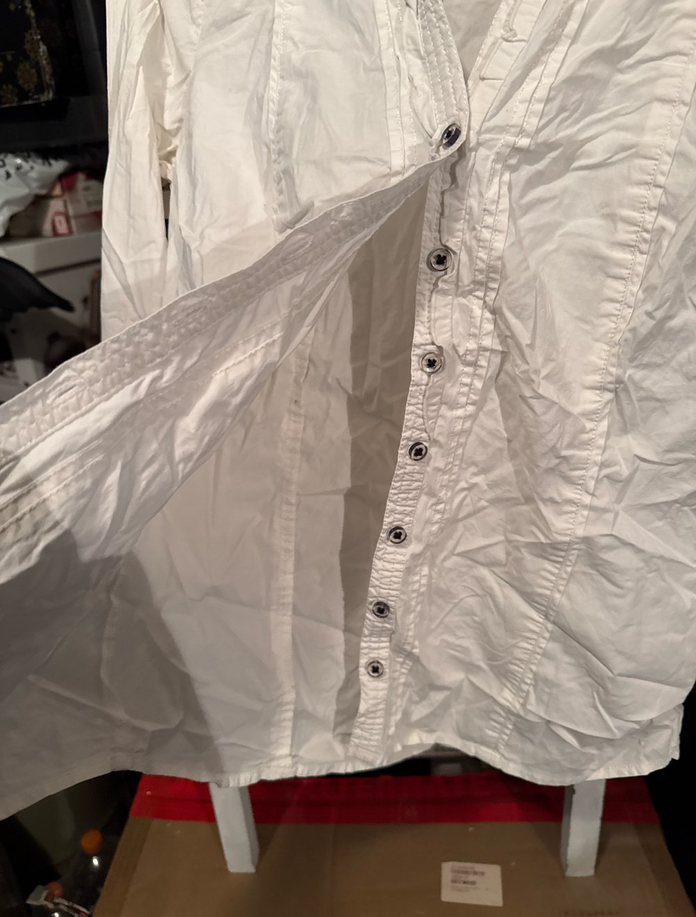 weiße Bluse