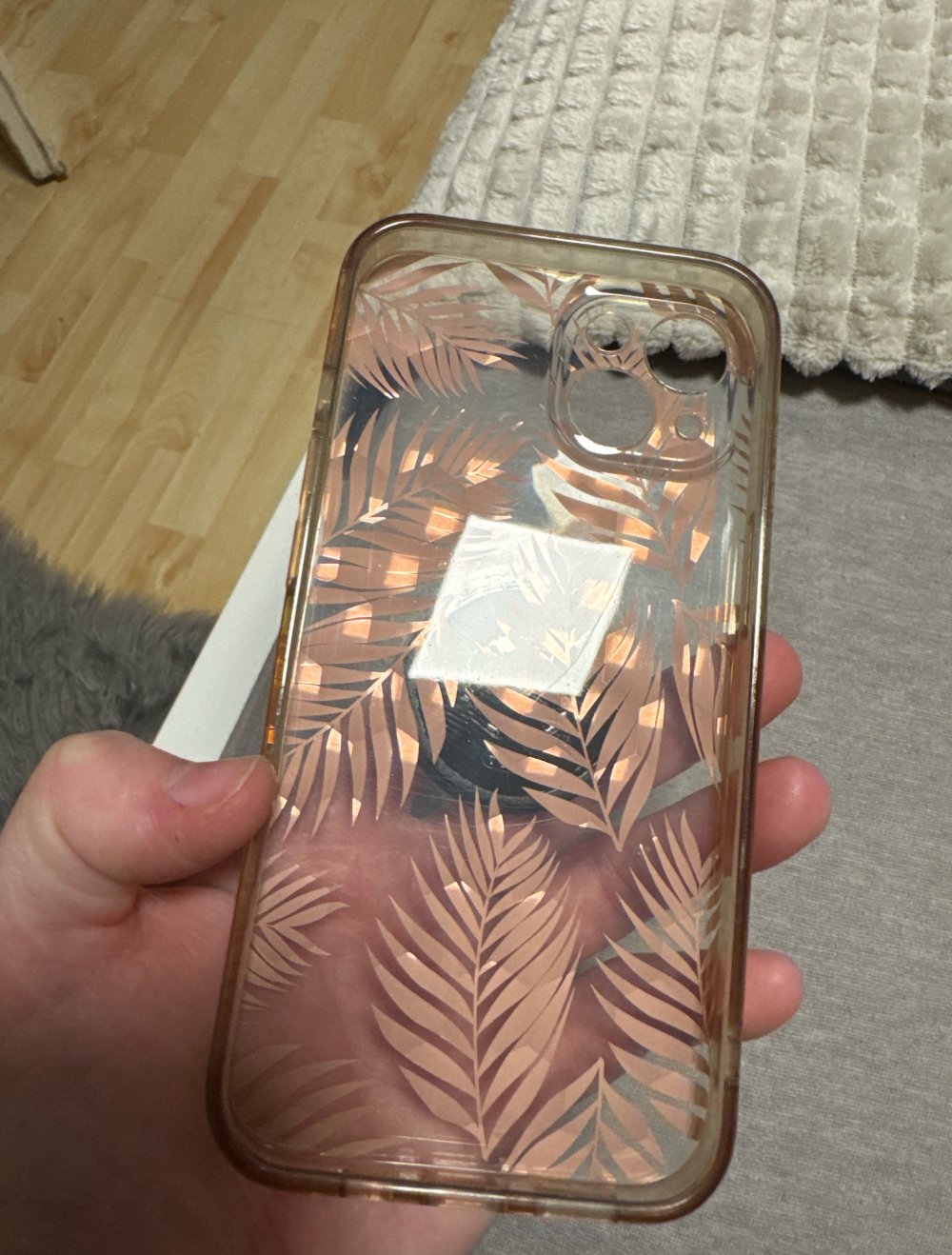 IPhone 13 Palmen Hülle mit Popsocket