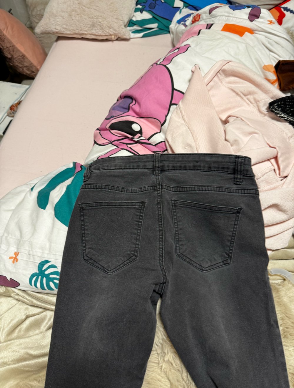 Dunkel graue Jeans 36