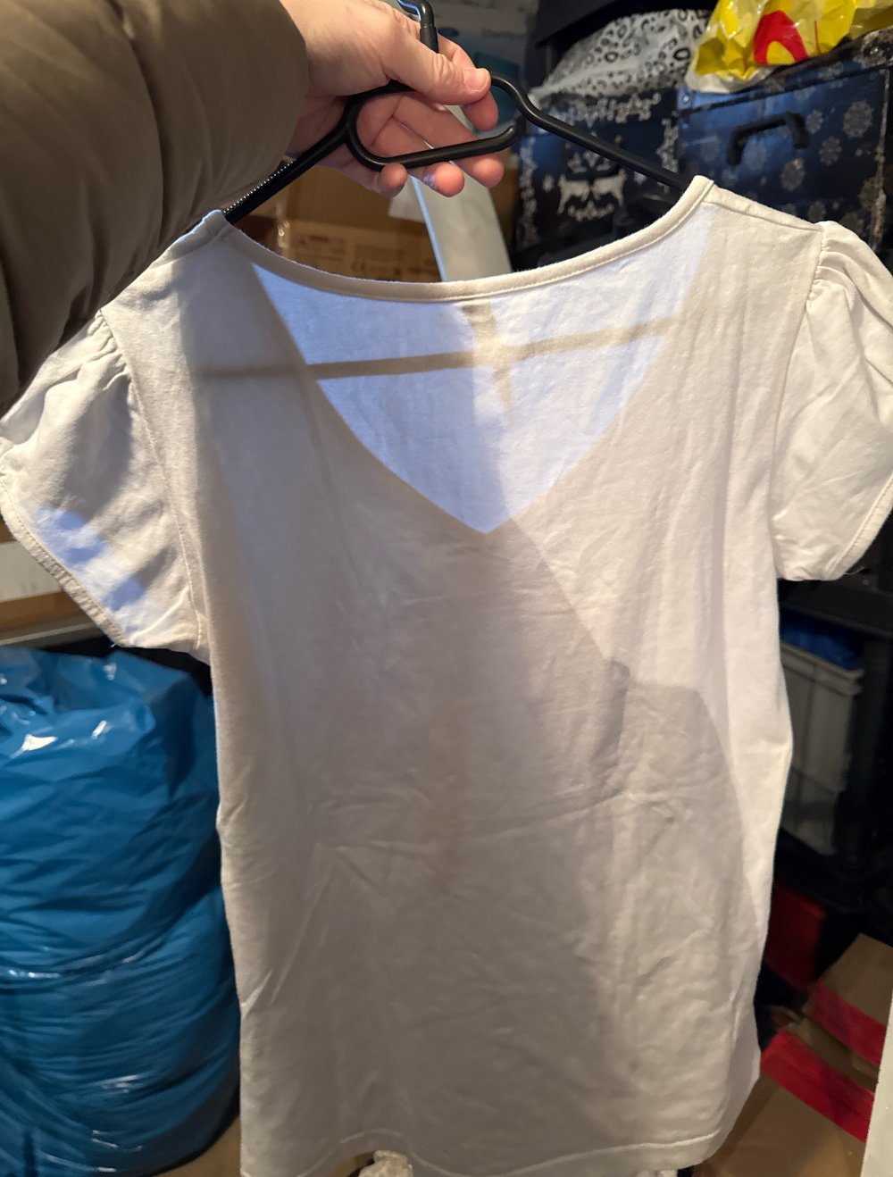 schlichtes weißes tshirt M
