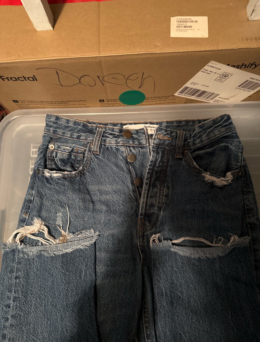 Schöne MOM Jeans Hose