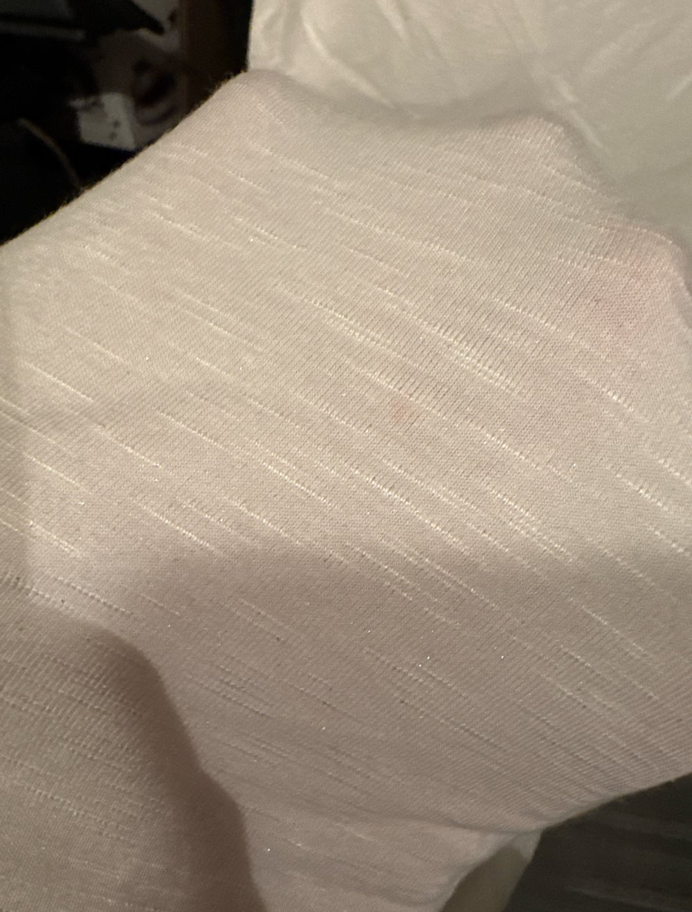 schönes Glitzer weises tshirt S