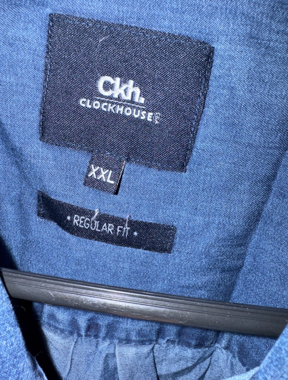 Schönes blaue Herren Hemd XXL