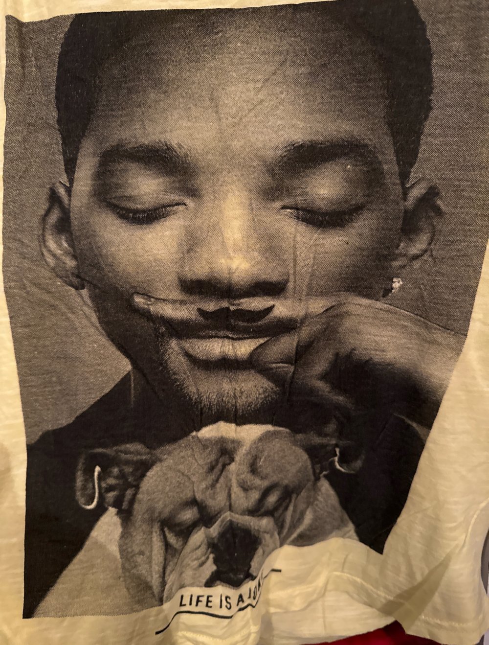 schönes bedrucktes gelbes tshirt M