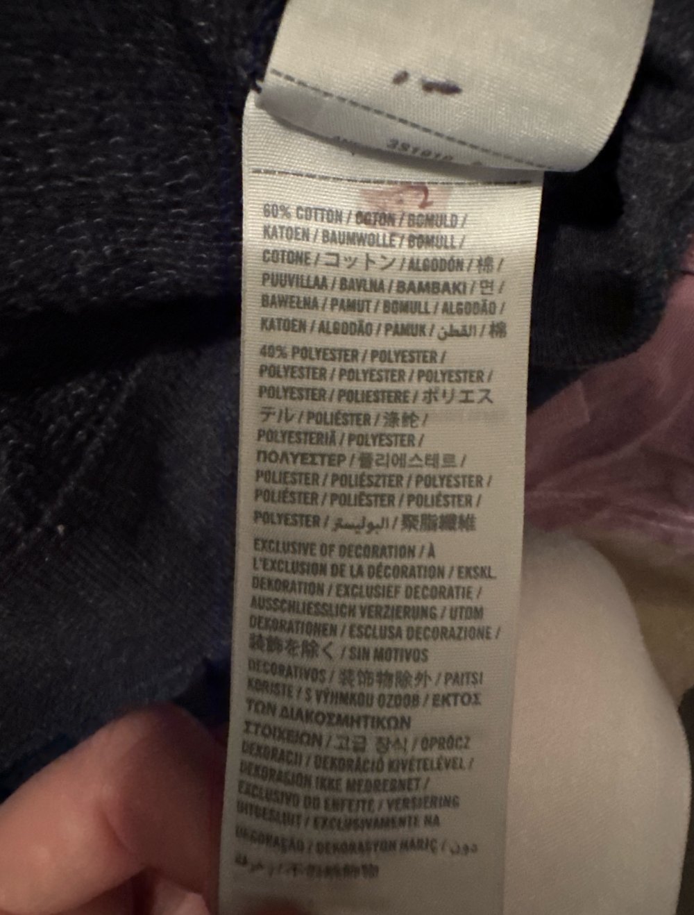 Hollister Pulli mit steinchen und dunkel blau