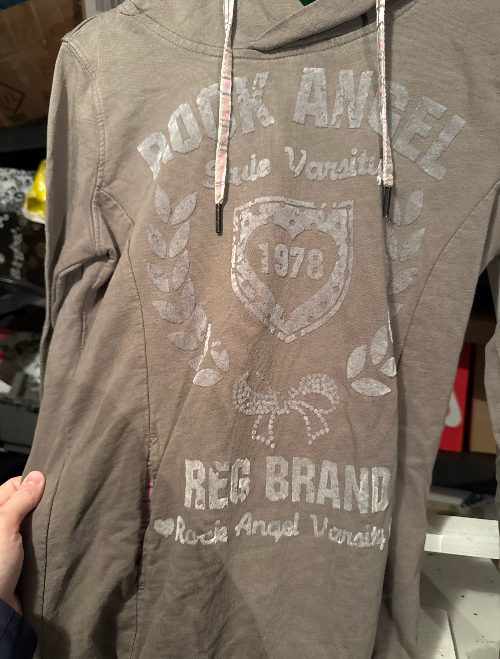 Rock Angel Pullover mit Kapuze
