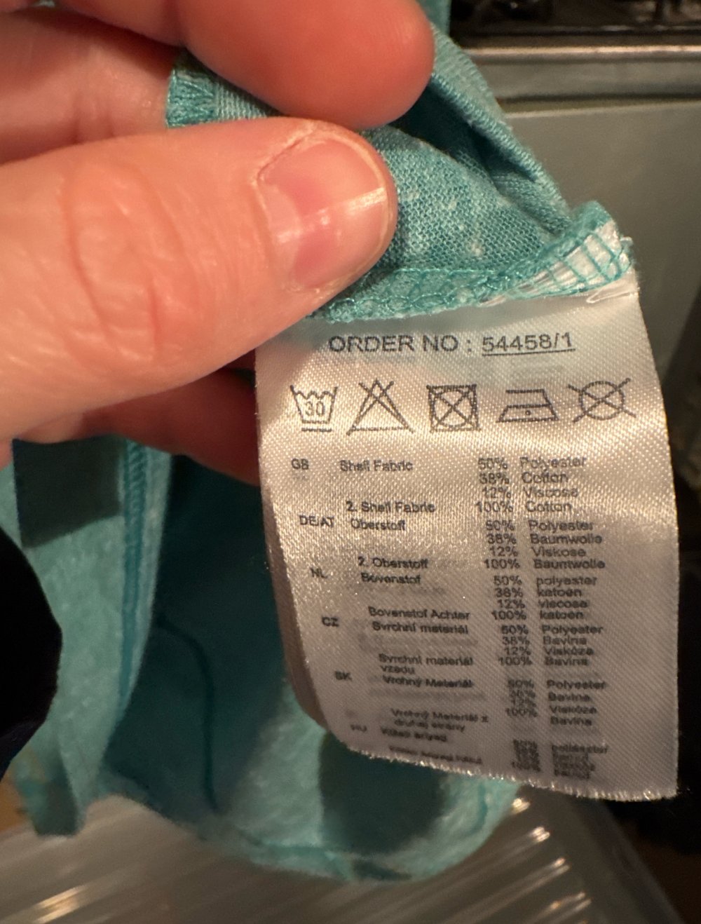 Schönes Türkises Sweatshirt