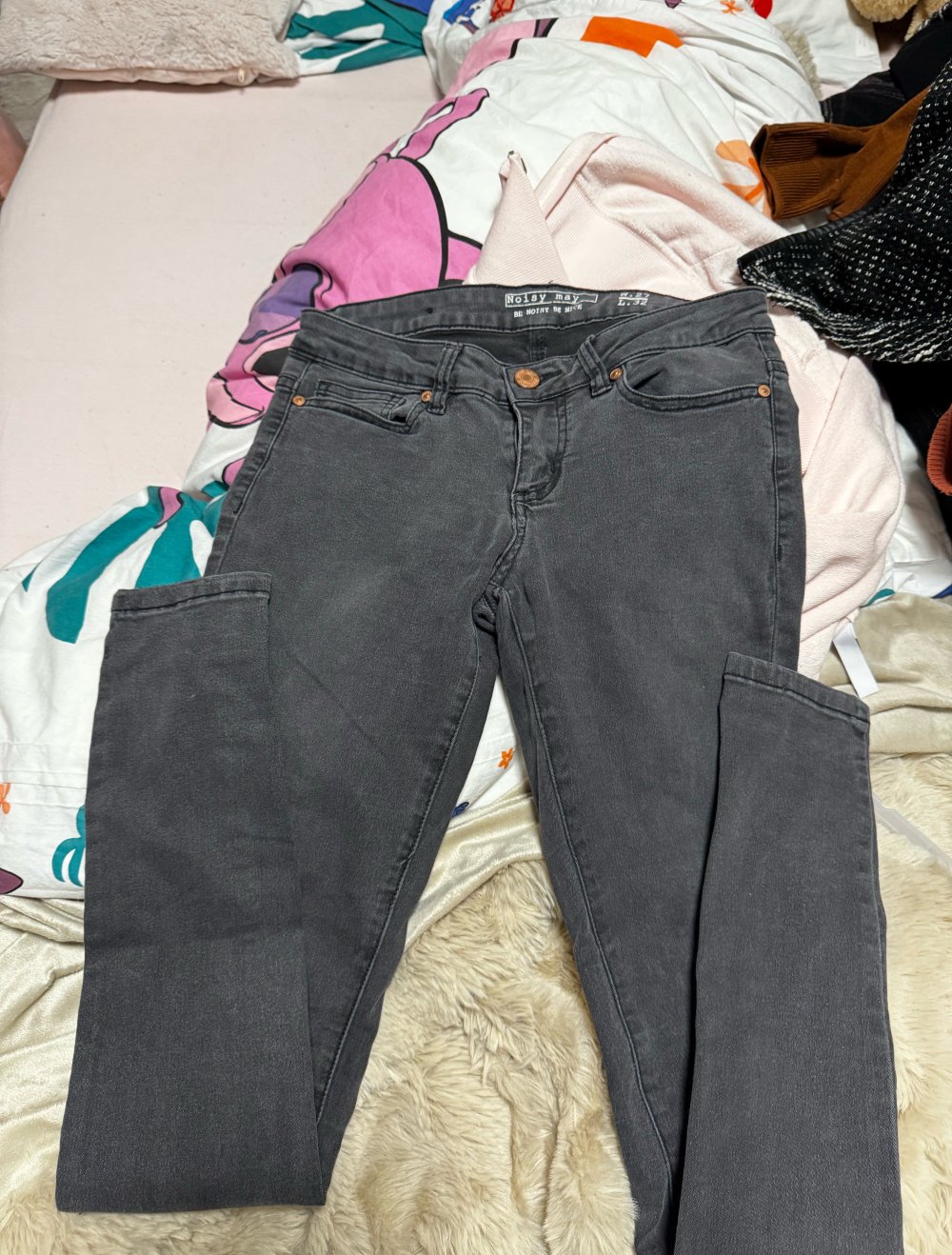 Dunkel graue Jeans 36