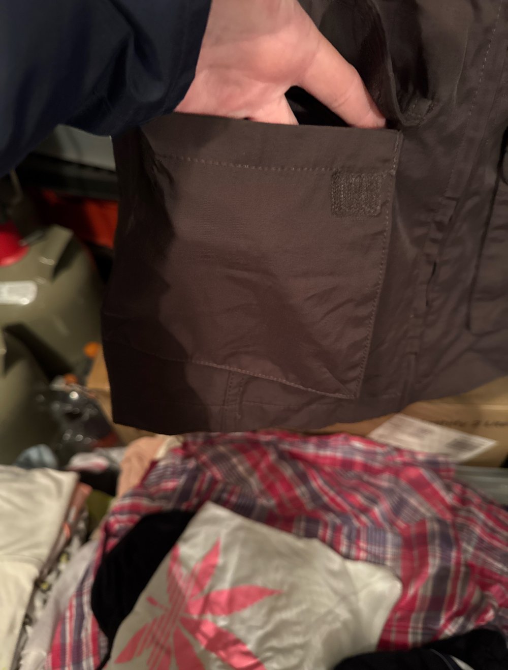 braune dünne Weste S 36/38