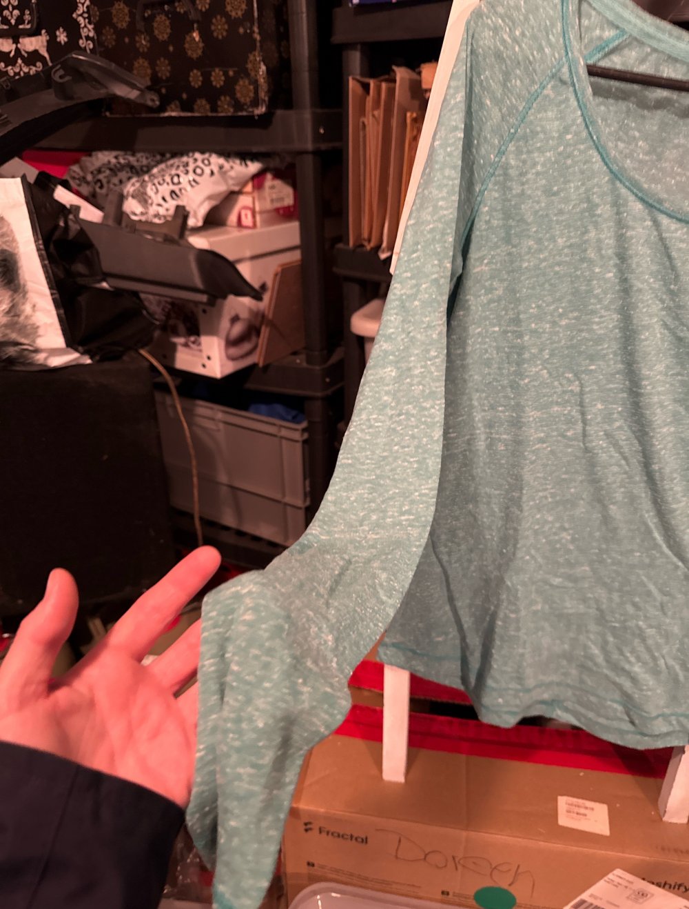 Schönes Türkises Sweatshirt