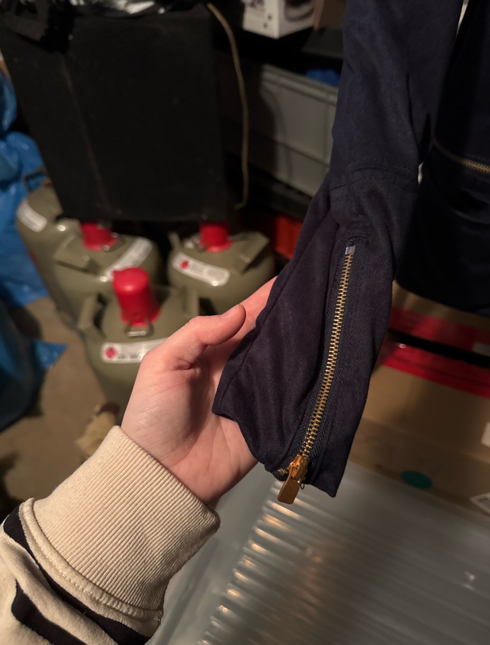 schöne Stoff Jacke