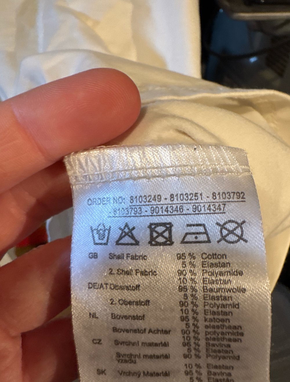 Schönes weißes Spitzen top M