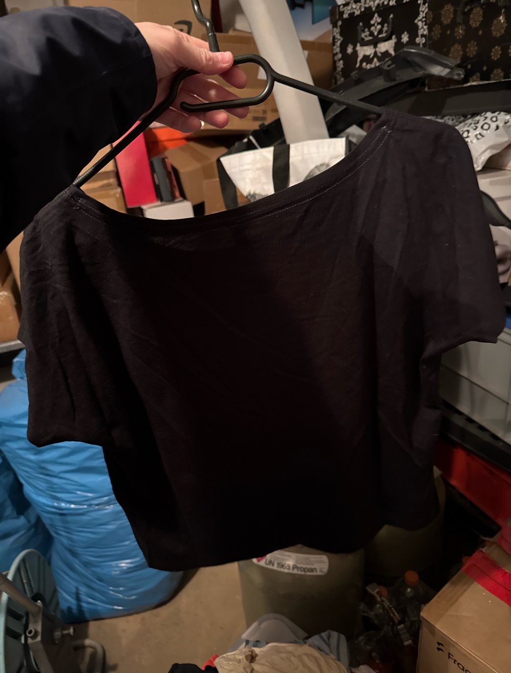 bauchfreies lockeres tshirt