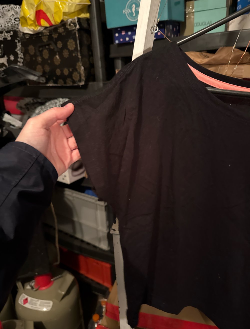 bauchfreies lockeres tshirt