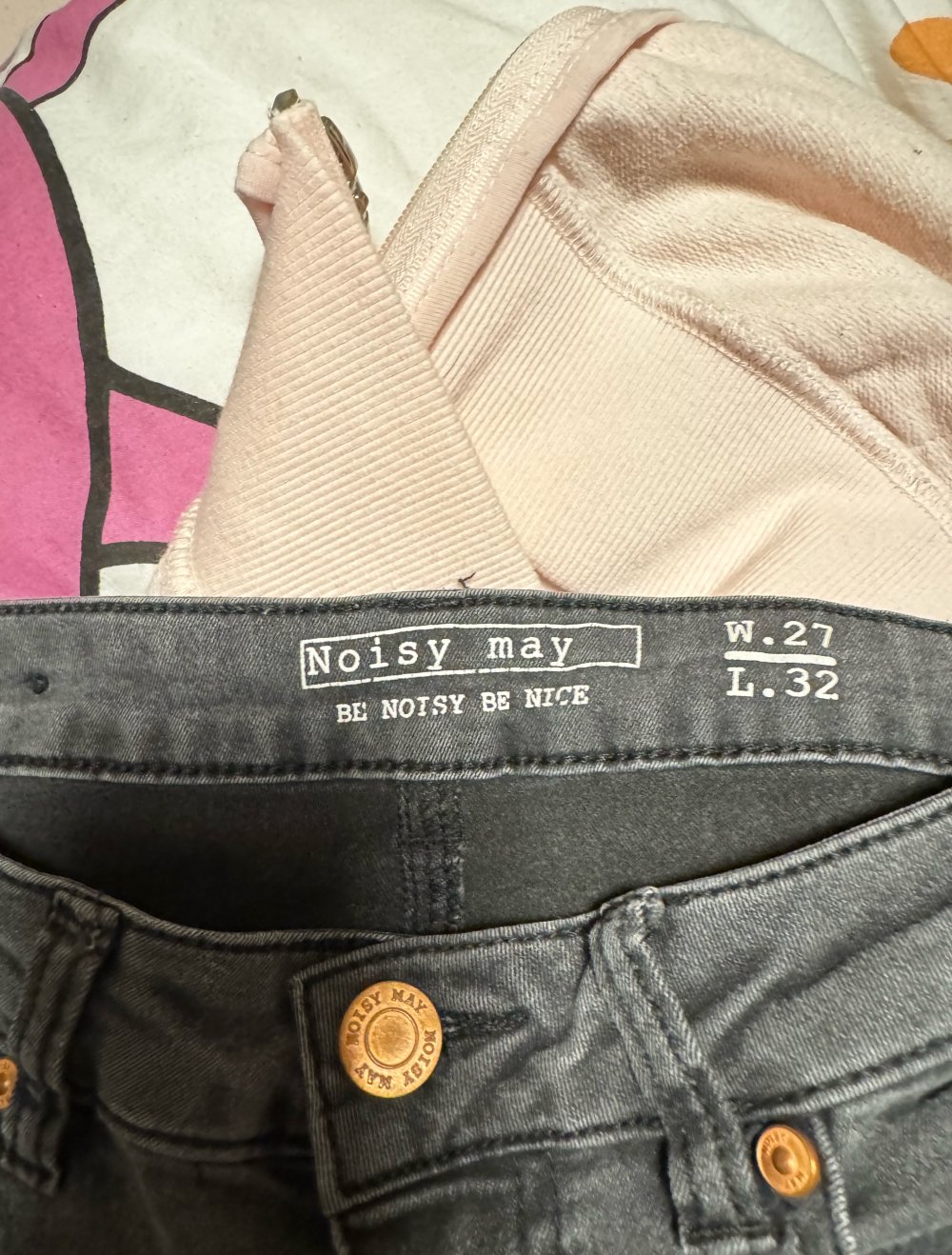 Dunkel graue Jeans 36