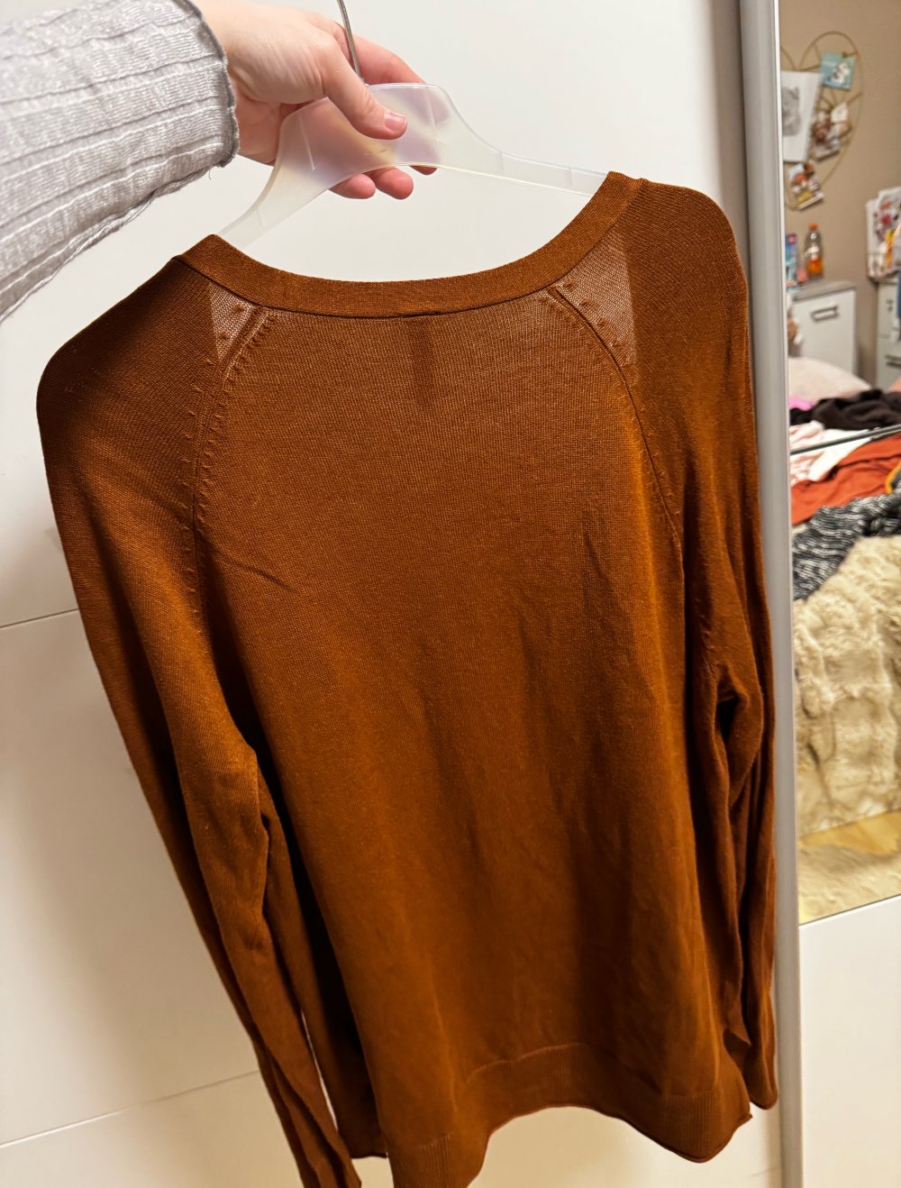 brauner Cardigan M