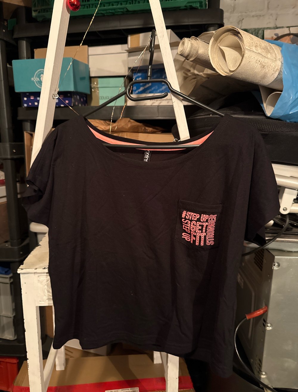 bauchfreies lockeres tshirt