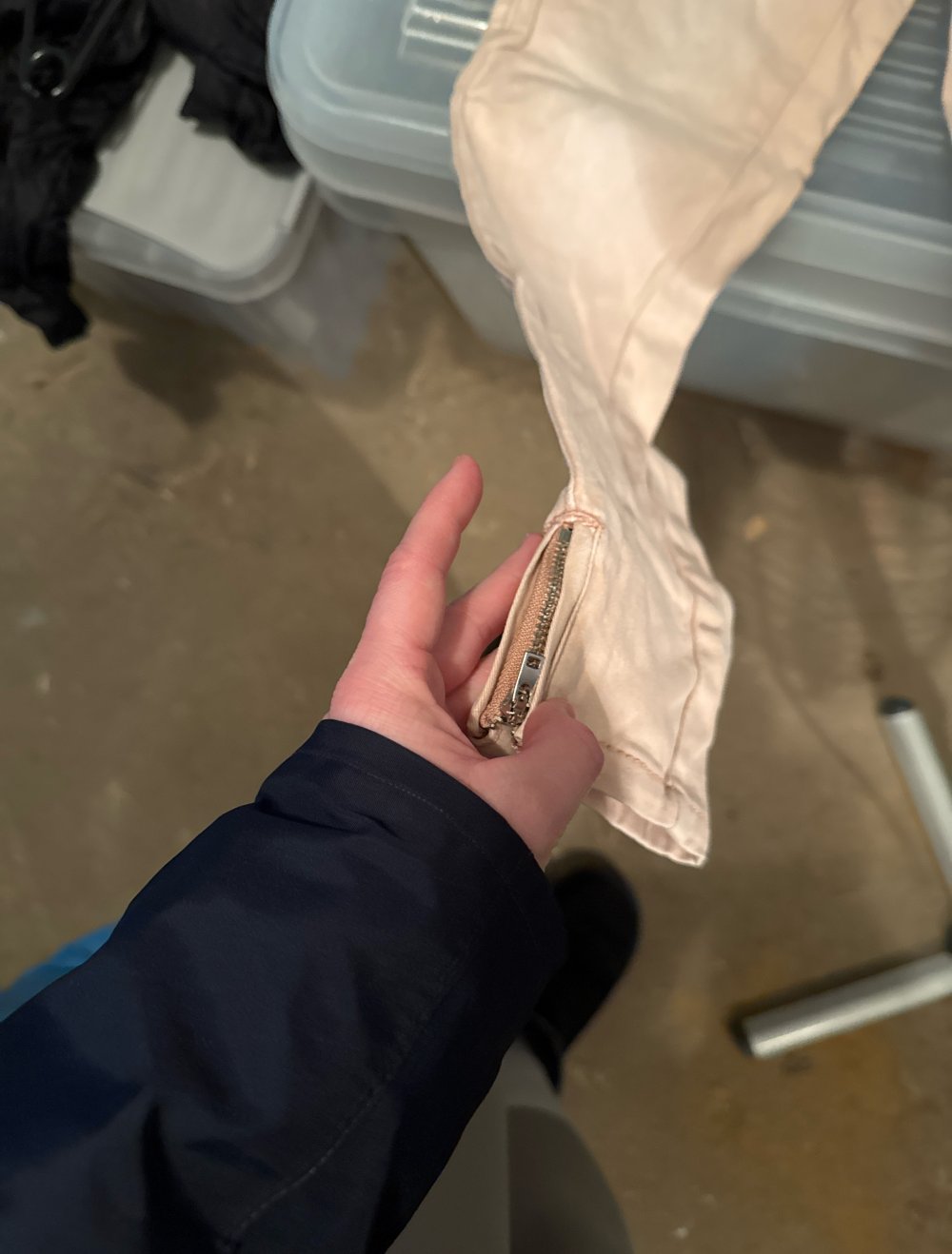 schöne rosa Jeans Hose