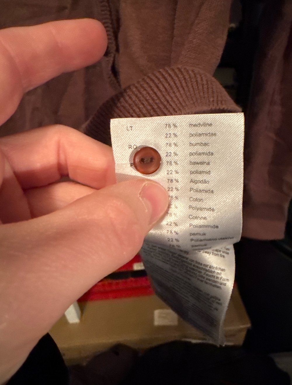 schöner brauner Cardigan M
