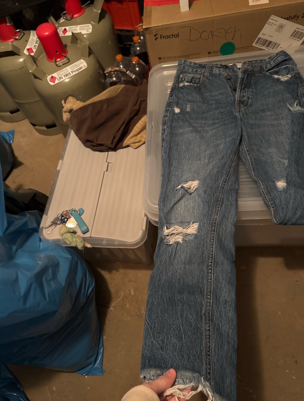 Schöne MOM Jeans Hose