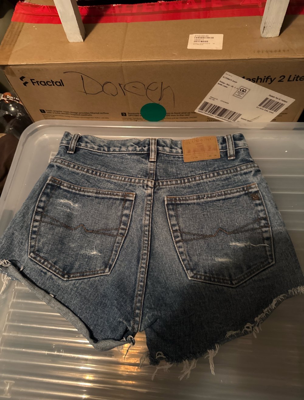 Vintage kurze Jeans
