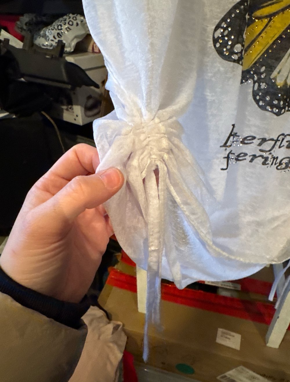 schönes Schmetterlings top S/M