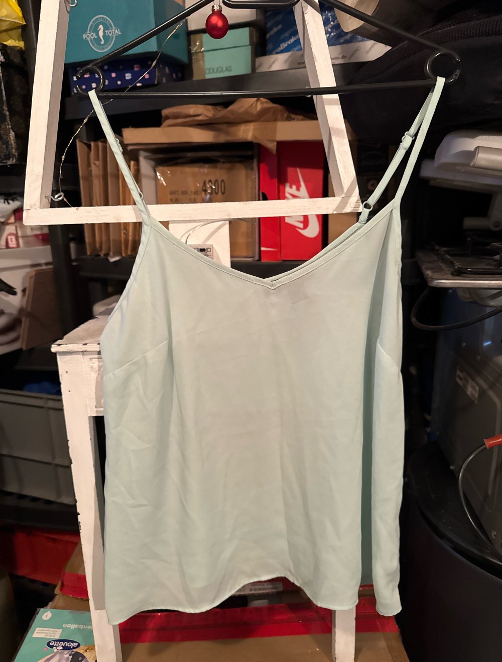 Schönes locker fallendes top mint