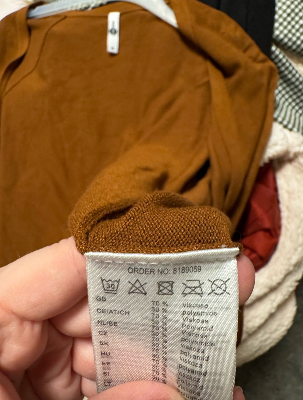 brauner Cardigan M