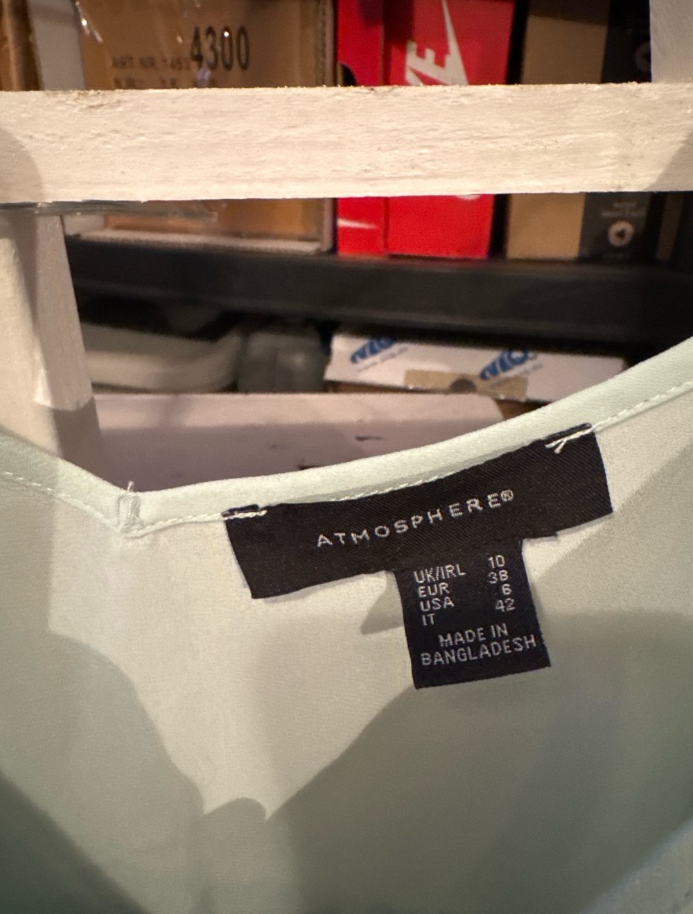 Schönes locker fallendes top mint