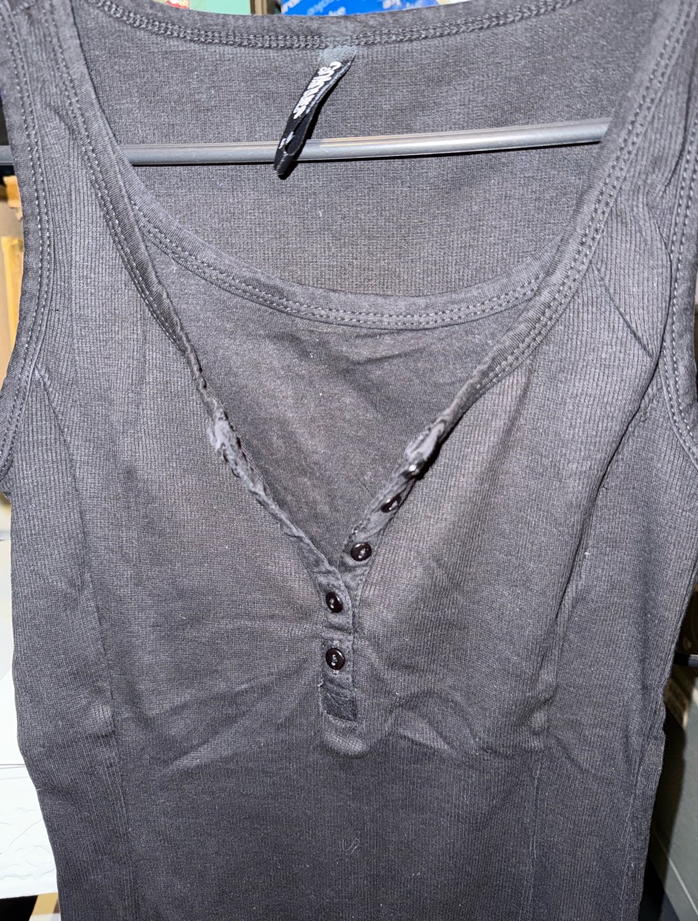 schönes schwarzes top S