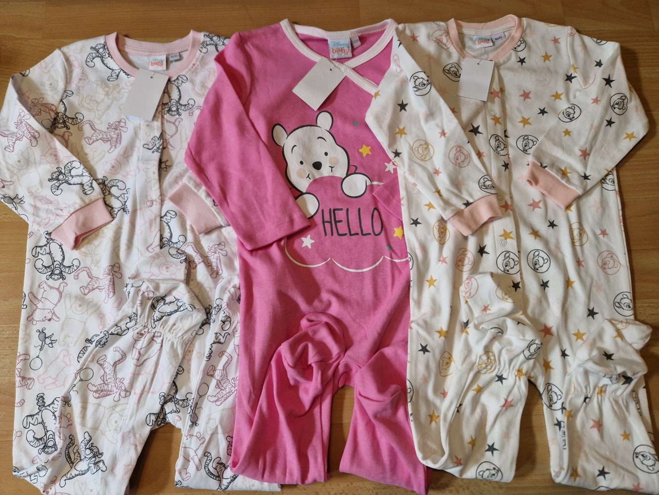 Neu 3er Set Strampler Disney Overalls