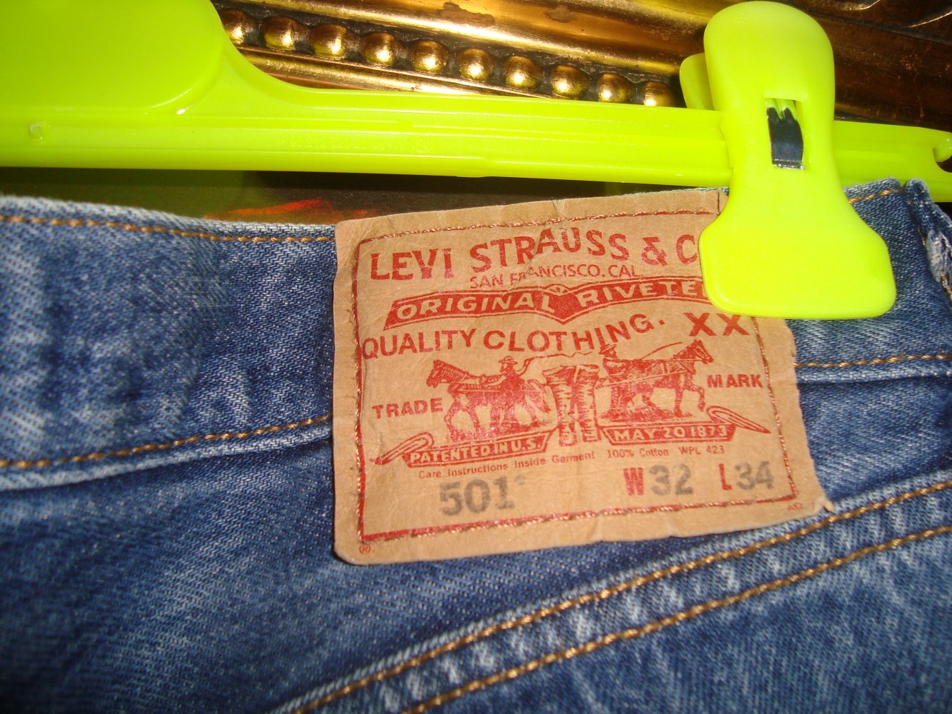 Vintage High Waist Jeans Levis 501 32/44