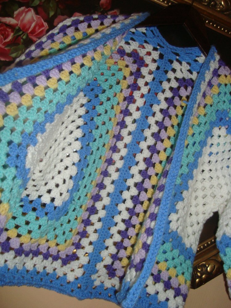 Granny Square Hexagon Jacke 36/38